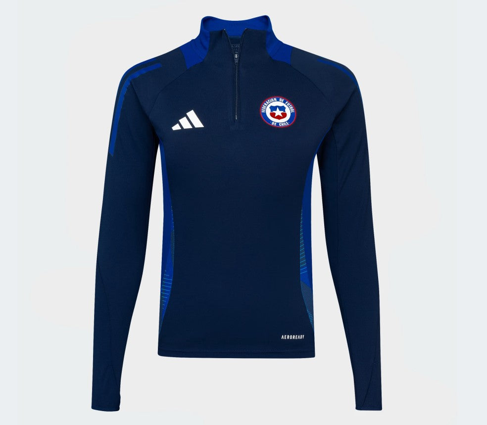 Polerón Oficial Adidas Selección Chilena Versión Jugador Entrenamiento Fit