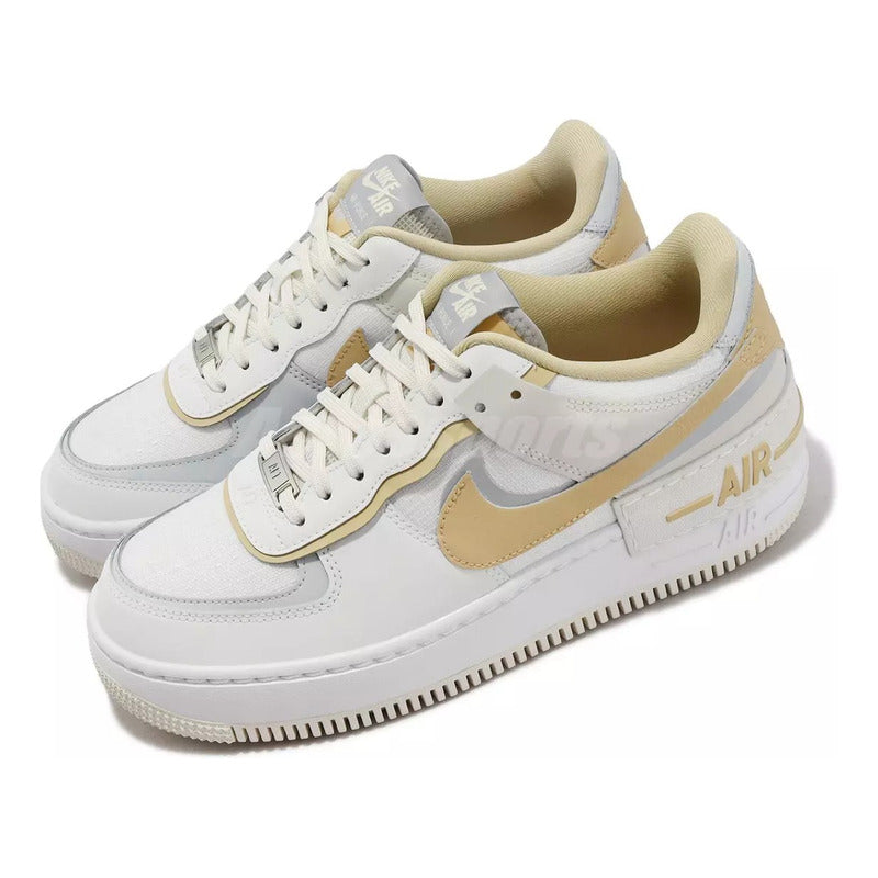 Zapatillas Mujer Nike Air Force 1 Shadow White Originales