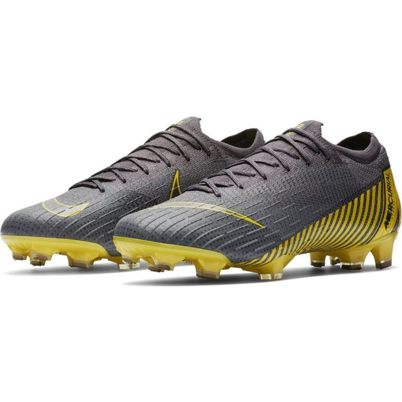 Zapato Fútbol Nike Vapor 12 Elite Fg Hombre Grey Originales