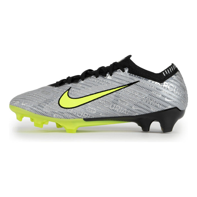 Zapatos Fútbol Nike Vapor 15 Xxv Elite Fg Silver Volt