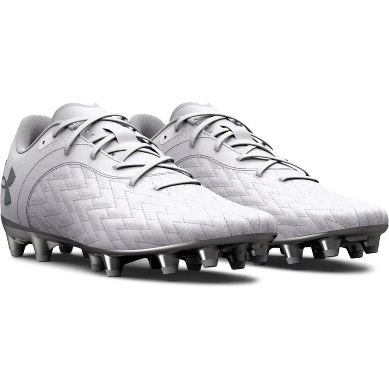 Zapatos Fútbol Under Armour Magnetico Select 2.0 Fg Blanco