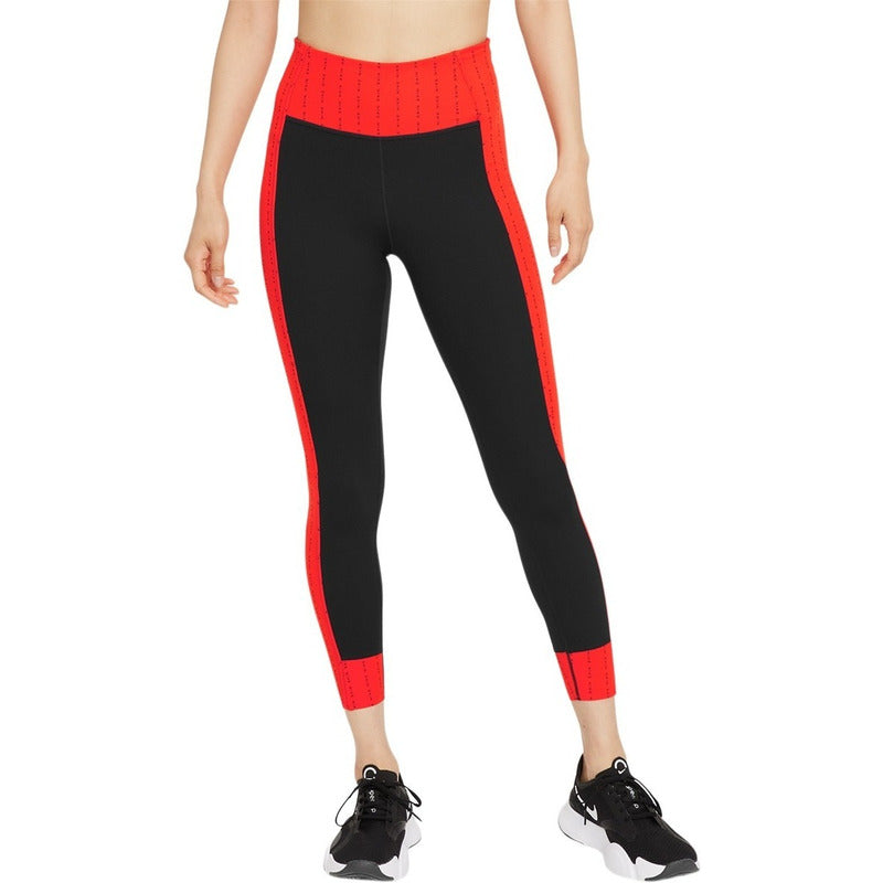 Calzas Mujer Nike One Luxe 7/8 Tiro Medio Tight Fit Original