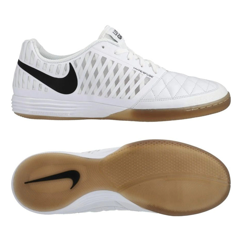 Zapato Fütbol Nike Lunargato Ii Ic White/white Originales