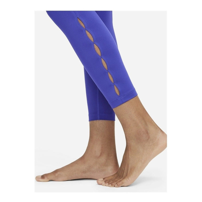 Calzas Mujer Nike Yoga Dri-fit Tiro Alto Ceñido 7/8 Original