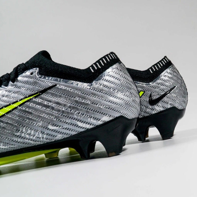 Zapatos Fútbol Nike Vapor 15 Xxv Elite Fg Silver Volt
