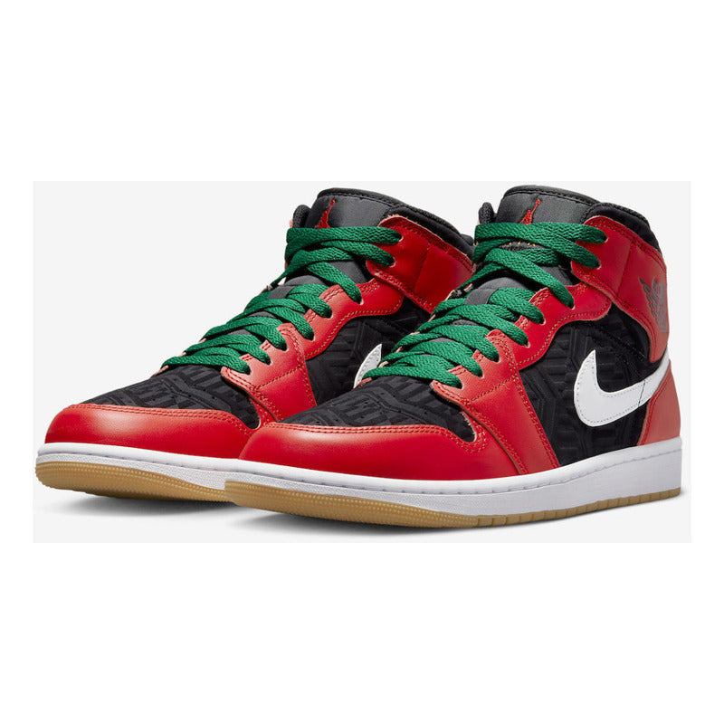Zapatillas Hombre Nike Air Jordan 1 Mid Se Red Originales