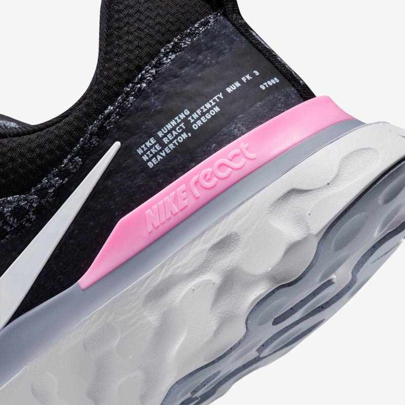 Zapatillas Nike React Infinity Run Fk 3 Black Originales
