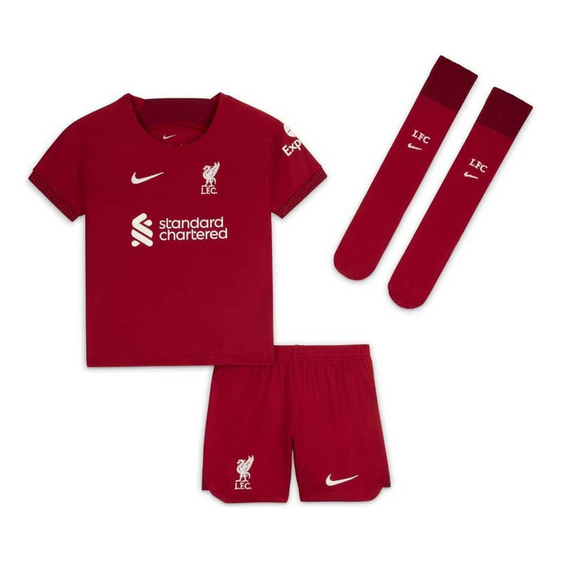 Kit Fútbol Nike Liverpool Niño Originales Tallas M L