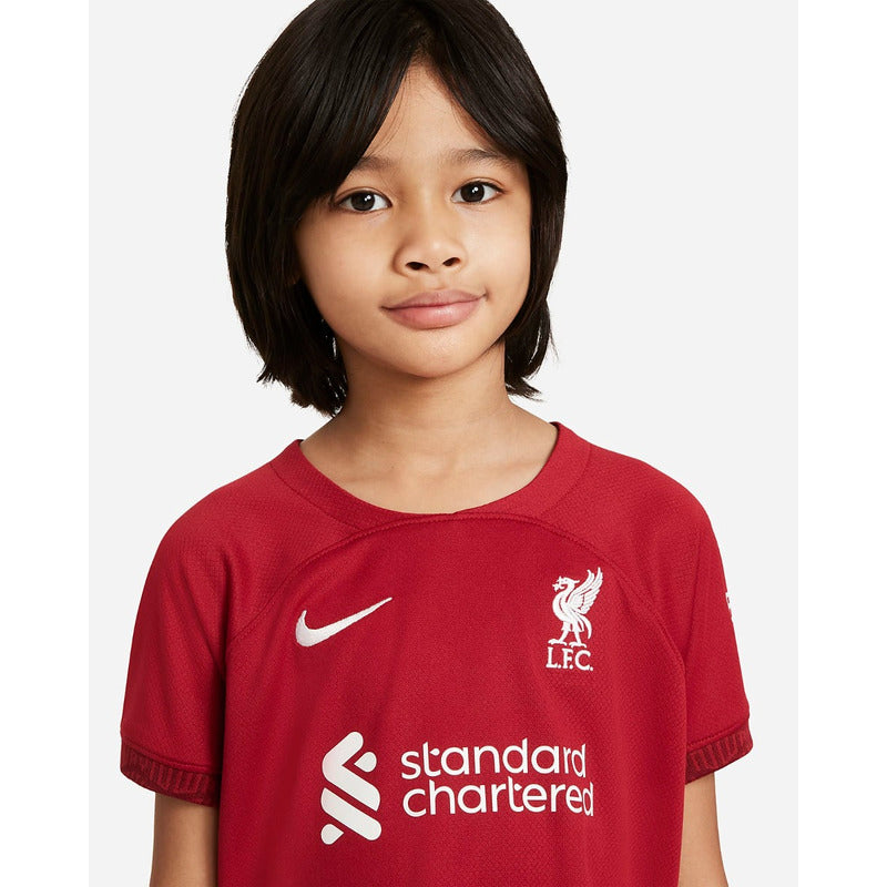Kit Fútbol Nike Liverpool Niño Originales Tallas M L