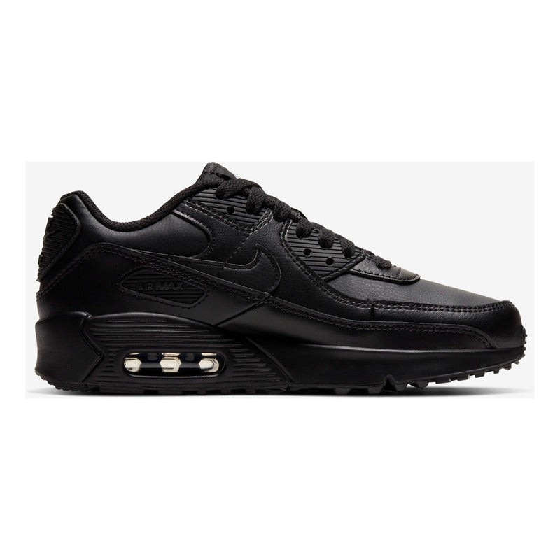 Zapatillas Niño Nike Air Max 90 Ltr (gs) Negras Originales