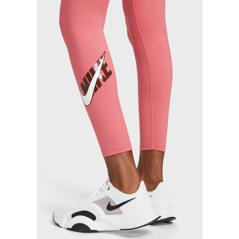 Calzas Mujer Nike One Tiro Medio Ceñido Largo 7/8 Originales