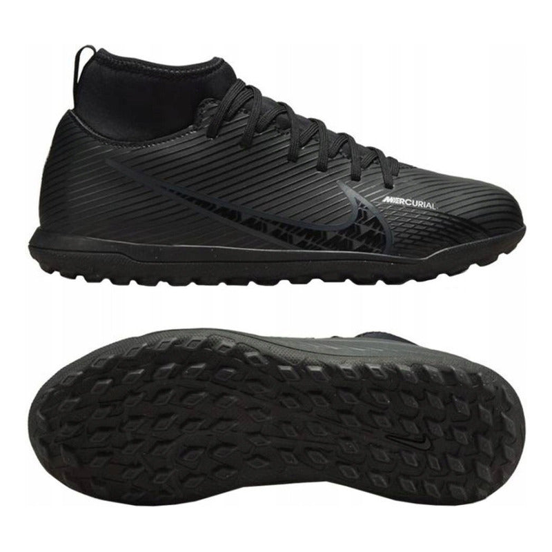 Zapato Fútbol Niño Nike Superfly 9 Club Tf Black Originales