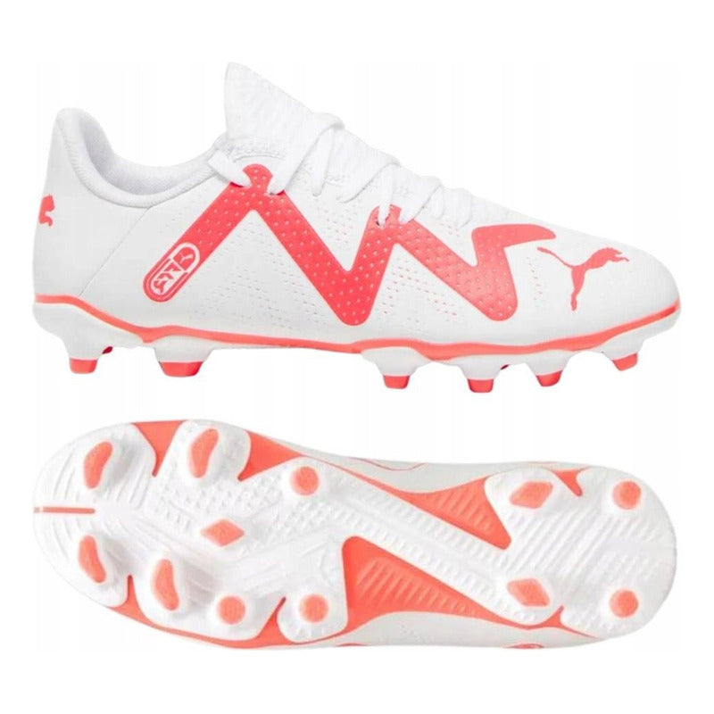 Zapato Fútbol Niño Puma Future Play Fg/ag White Originales