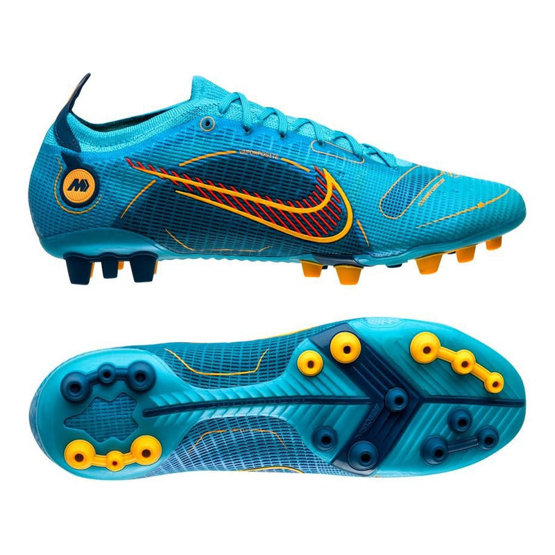 Zapato Fútbol Nike Vapor 14 Elite Ag Chlorineblue Originales
