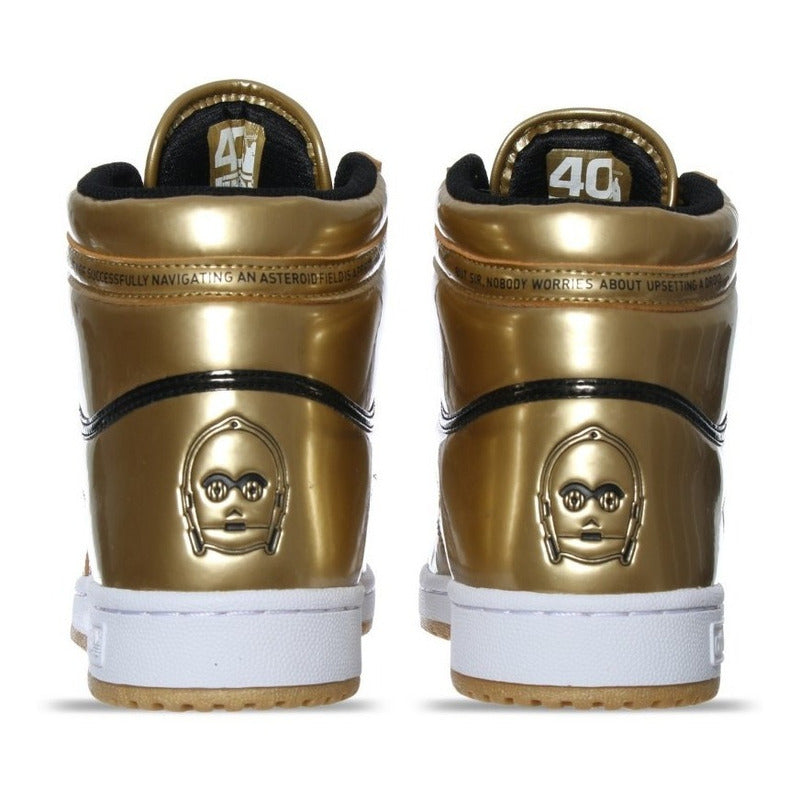Zapatillas adidas Top Ten Hi X Star Wars C-3po Originales