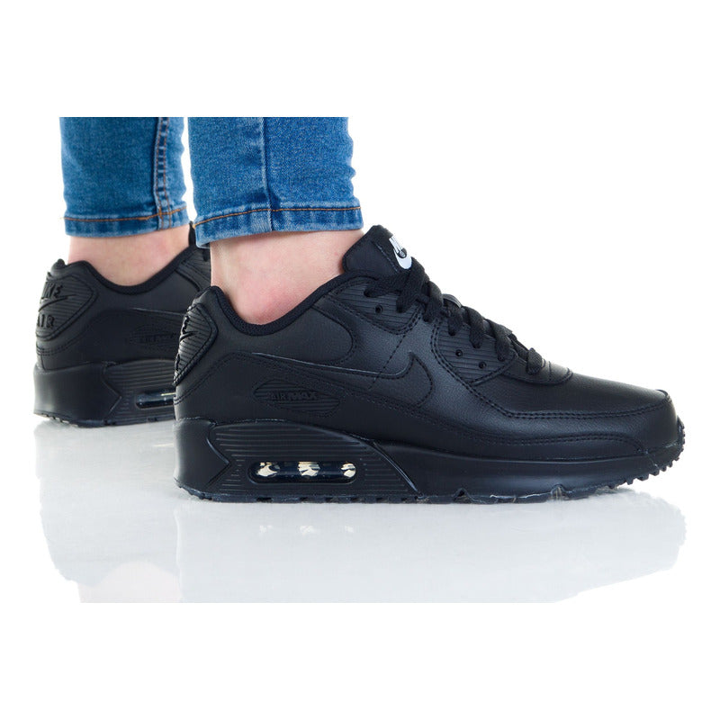 Zapatillas Niño Nike Air Max 90 Ltr (gs) Negras Originales