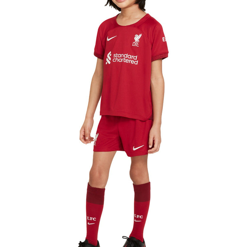 Kit Fútbol Nike Liverpool Niño Originales Tallas M L