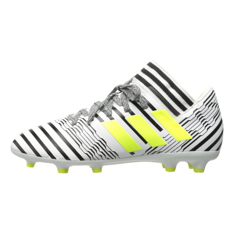 Zapato Fútbol Niño adidas Nemeziz 17.3 Fg White Originales