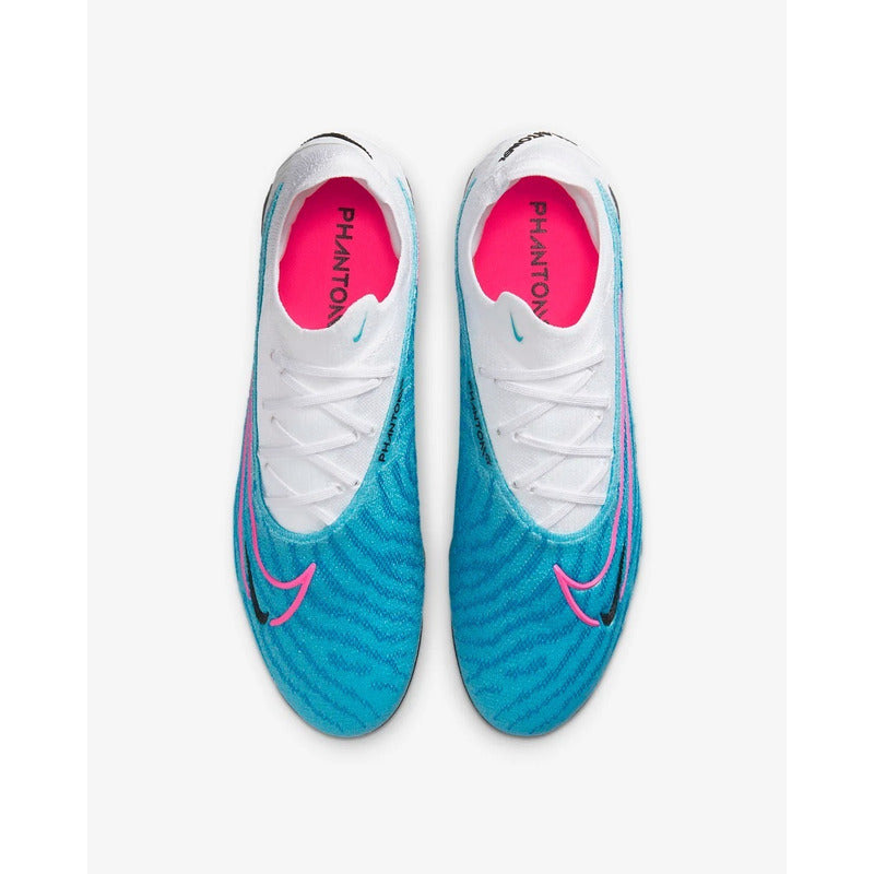 Zapato Fútbol Nike Phantom Gx Elite Fg Celeste (Sucios)