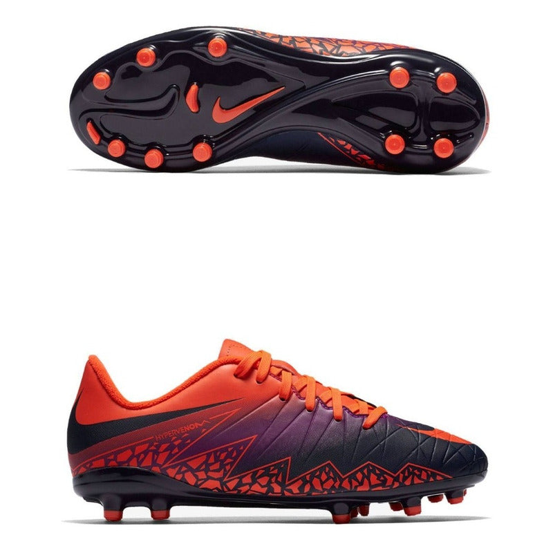 Zapato Fútbol Niño Nike Hypervenom Phelon Ii Fg Originales