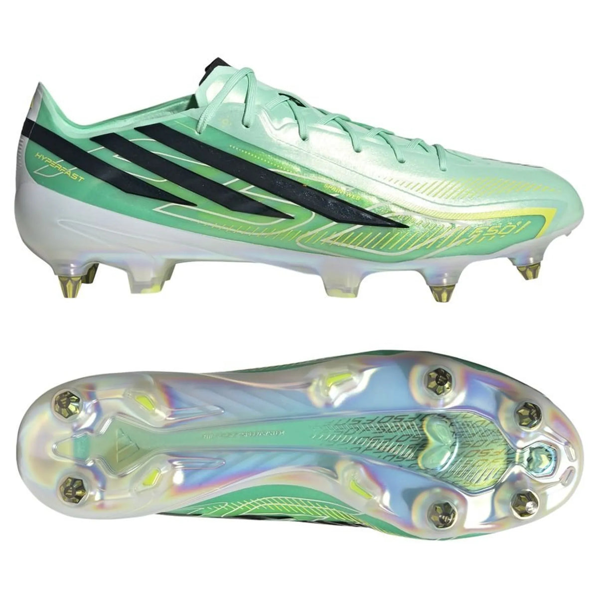 Zapatos Fútbol Adidas F50 Hyperfast Elite SG Originales Sólo Pasto Natural