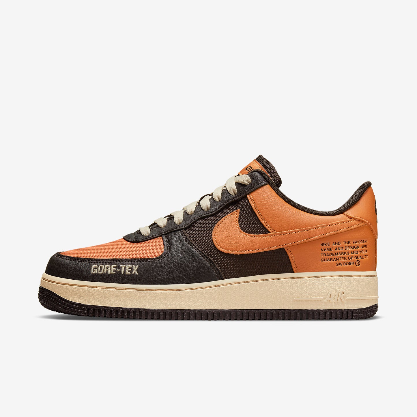 Zapatillas Nike Air Force 1 Goretex Brown Orange