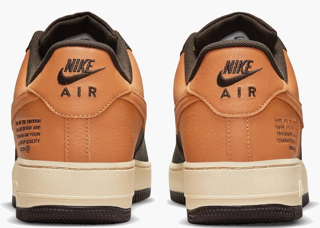 Zapatillas Nike Air Force 1 Goretex Brown Orange